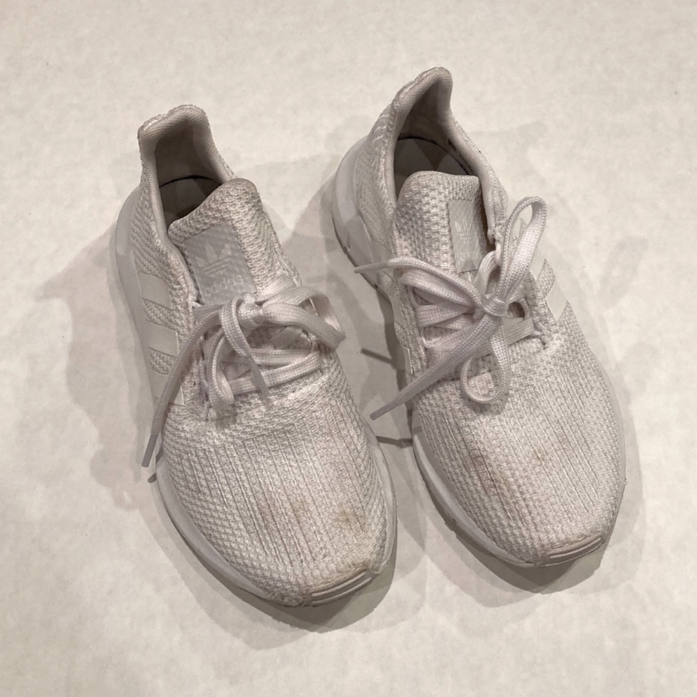 Adidas white sneakers